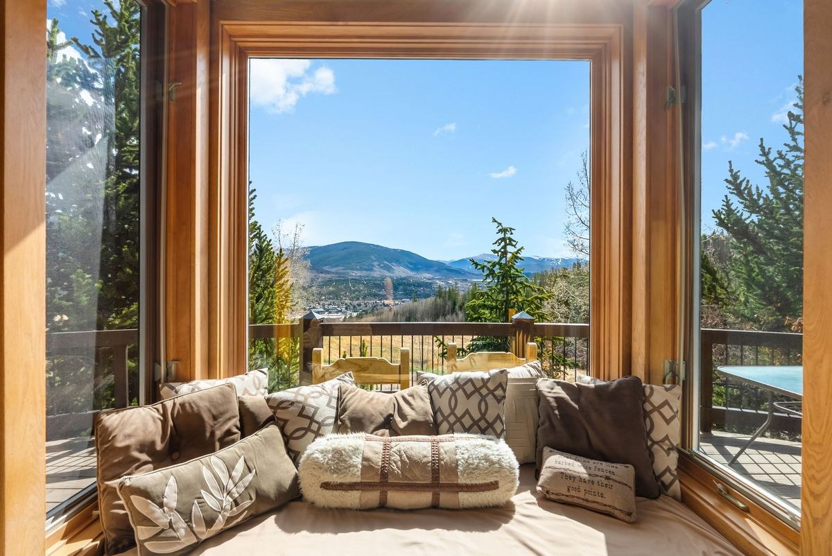 Interior of a luxury mountain home in Summit County, Colorado.
