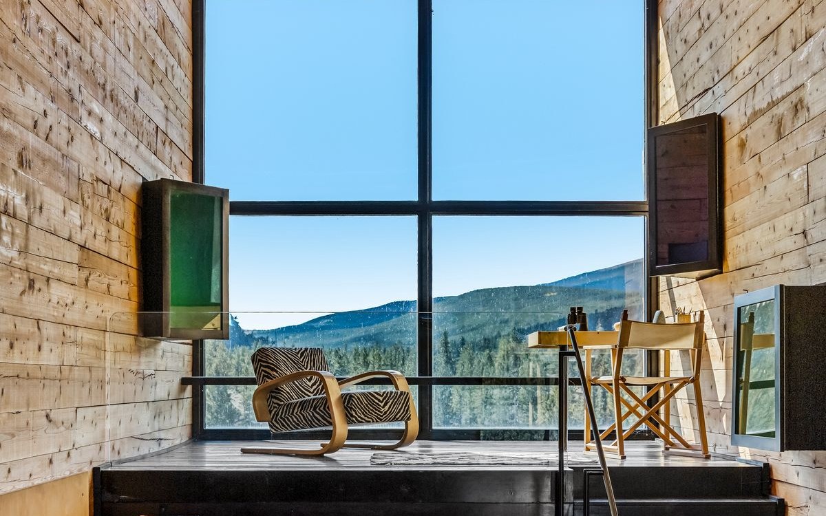 Interior of a luxury mountain home in Summit County, Colorado.