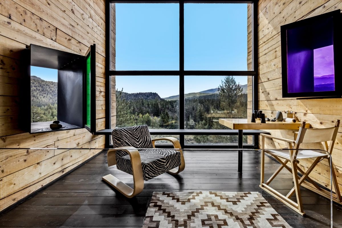 Interior of a luxury mountain home in Summit County, Colorado.