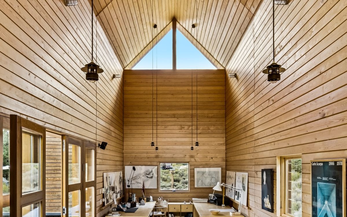 Interior of a luxury mountain home in Summit County, Colorado.