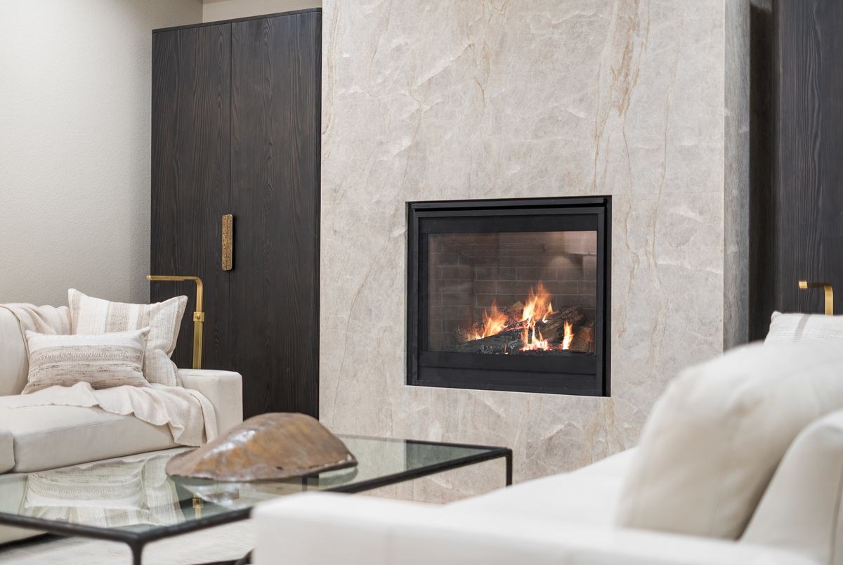 Interior of a luxury mountain home in Summit County, Colorado.