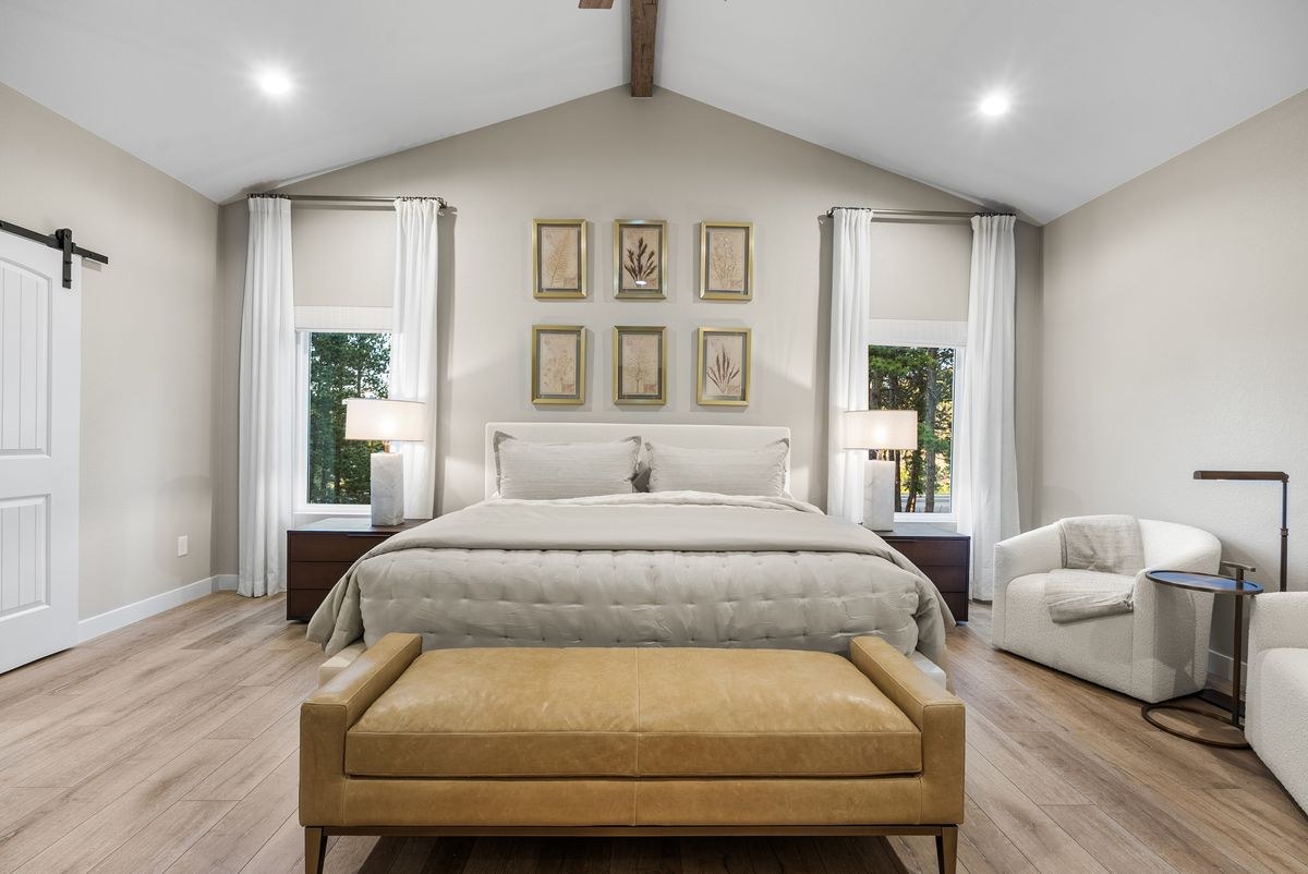 Interior of a luxury mountain home in Summit County, Colorado.