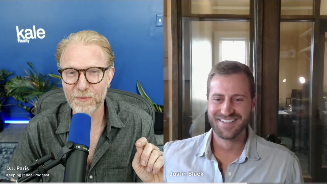 Justin Black and D.J. Paris during the Keeping It Real Podcast interview